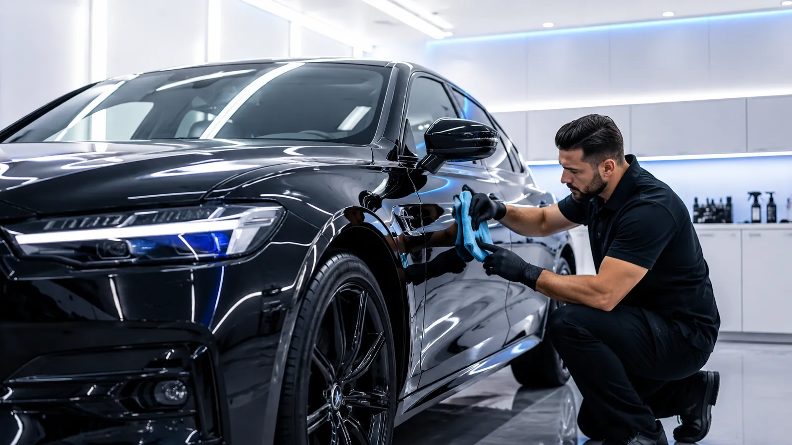 Aden VIP Garage premium oto detailing uygulaması
